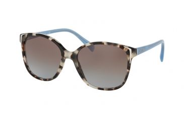 Image of Prada PR01OSA Bifocal Prescription Sunglasses PR01OSA-UAO4S2-55 - Lens Diameter 55 mm, Frame Color Spotted Opal Brown