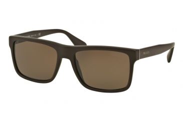 Image of Prada PR01SS Progressive Prescription Sunglasses PR01SS-TV64S0-57 - Lens Diameter 57 mm, Frame Color Brushed Matte Brown