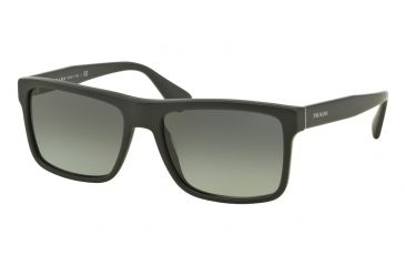 Image of Prada PR01SSF Single Vision Prescription Sunglasses PR01SSF-TV42D0-57 - Lens Diameter 57 mm, Frame Color Brushed Matte Grey