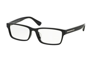 Image of Prada PR01SV Eyeglass Frames 1AB1O1-56 - Black Frame