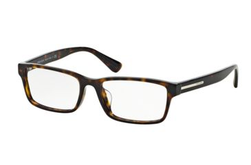 Image of Prada PR01SV Eyeglass Frames 2AU1O1-56 - Havana