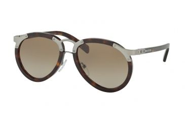 Image of Prada PR01TS Sunglasses 2AU1X1-56 - Havana Frame, Brown Gradient Lenses