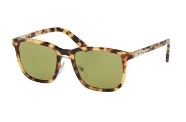 Image of Prada PR02TS Single Vision Prescription Sunglasses PR02TS-7S04K2-52 - Lens Diameter 52 mm, Frame Color Sheaves Grey Brown
