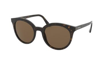 Image of Prada PR02XSF Sunglasses 2AU8C1-53 - , Brown Lenses