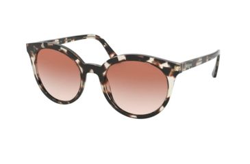Image of Prada PR02XSF Sunglasses UAO2F1-53 - , Pink Gradient Pink Lenses