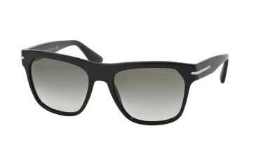 Image of Prada PR03RS Single Vision Prescription Sunglasses PR03RS-1AB0A7-55 - Lens Diameter 55 mm, Frame Color Black