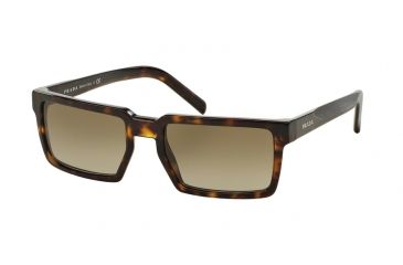 Image of Prada PR03SSF Single Vision Prescription Sunglasses PR03SSF-2AU1X1-54 - Lens Diameter 54 mm, Frame Color Havana