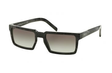 Image of Prada PR03SSF Single Vision Prescription Sunglasses PR03SSF-UEK0A7-54 - Lens Diameter 54 mm, Frame Color Black Marble