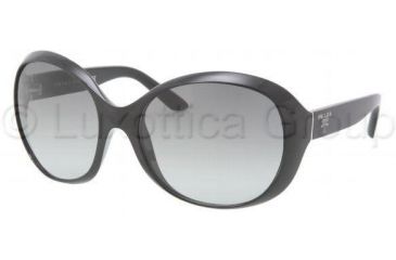 Image of Prada PR04OS Sunglasses 1AB3M1-6218 - Black Frame, Gray Gradient Lenses