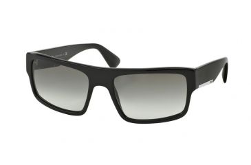 Image of Prada PR04RS Progressive Prescription Sunglasses PR04RS-1AB0A7-58 - Lens Diameter 58 mm, Frame Color Black
