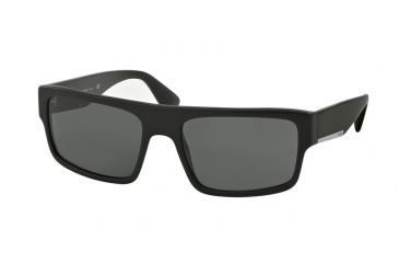 Image of Prada PR04RS Progressive Prescription Sunglasses PR04RS-1BO1A1-58 - Lens Diameter 58 mm, Frame Color Matte Black