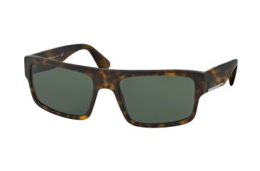 Image of Prada PR04RS Progressive Prescription Sunglasses PR04RS-HAQ3O1-58 - Lens Diameter 58 mm, Frame Color Matte Havana