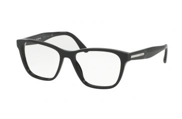 Image of Prada PR04TVF Eyeglass Frames 1AB1O1-54 - Black Frame