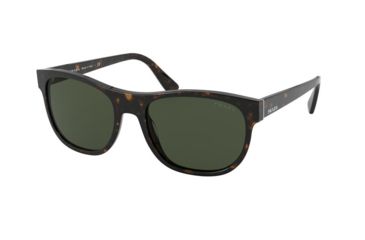 Image of Prada PR04XSF Sunglasses 2AU0B2-56 - , Green Lenses