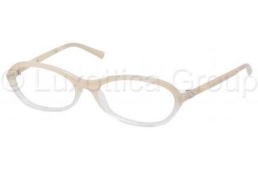 Image of Prada PR05OV Bifocal Prescription Eyeglasses EAD1O1-5316 - Ivory 