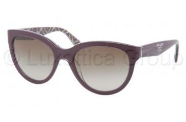 Image of Prada PR05PS Bifocal Prescription Sunglasses PR05PS-MAT1X1-5520 - Lens Diameter 55 mm, Frame Color Top Violet