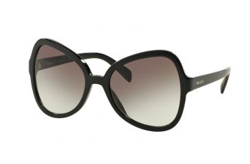 Image of Prada PR05SS Single Vision Prescription Sunglasses PR05SS-1AB0A7-56 - Lens Diameter 56 mm, Frame Color Black