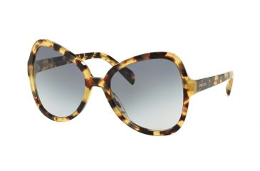 Image of Prada PR05SSF Single Vision Prescription Sunglasses PR05SSF-7S04R2-56 - Lens Diameter 56 mm, Frame Color Medium Havana