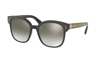 Image of Prada PR05US Single Vision Prescription Sunglasses PR05US-SVK5O0-53 - Lens Diameter 53 mm, Frame Color Black-Brown-Pink