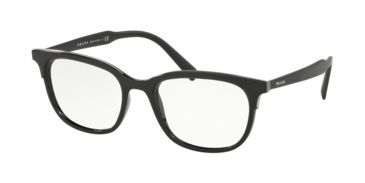 Image of Prada PR05VV Progressive Prescription Eyeglasses, 53mm, Black, PR05VV-2641O1-53-PRO