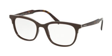 Image of Prada PR05VV Progressive Prescription Eyeglasses, 53mm, Brown, PR05VV-2651O1-53-PRO