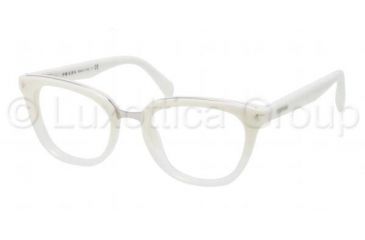Image of Prada PR06PV Eyeglass Frames JAI1O1-5218 - Ivory Gradient Frame, Demo Lens Lenses
