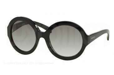 Image of Prada PR06RS Bifocal Prescription Sunglasses PR06RS-1AB0A7-56 - Lens Diameter 56 mm, Frame Color Black