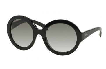 Image of Prada PR06RSF Bifocal Prescription Sunglasses PR06RSF-1AB0A7-56 - Lens Diameter 56 mm, Frame Color Black