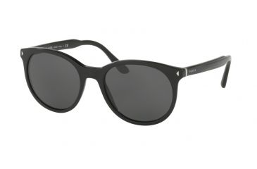 Image of Prada PR06TS Bifocal Prescription Sunglasses PR06TS-1AB5S0-53 - Lens Diameter 53 mm, Frame Color Black