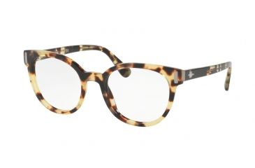 Image of Prada PR06TVF Eyeglass Frames 7S01O1-52 - Medium Havana Frame