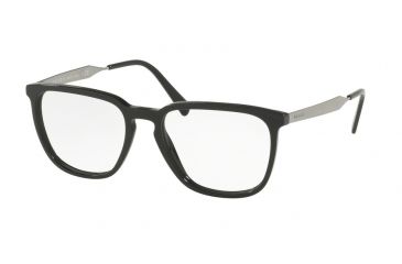 Image of Prada PR07UV Progressive Prescription Eyeglasses 1AB1O1-55 - Black Frame