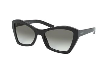 Image of Prada PR07XSF Sunglasses 1AB0A7-55 - , Grey Gradient Lenses