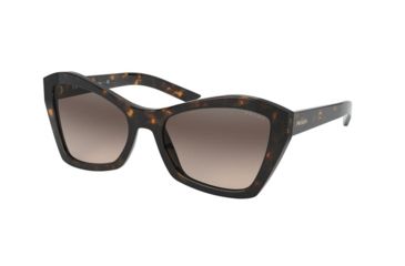 Image of Prada PR07XSF Sunglasses 2AU3D0-55 - , Light Brown Grad Light Grey Lenses