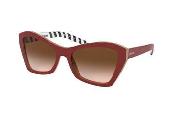 Image of Prada PR07XSF Sunglasses 5436S1-55 - , Brown Gradient Lenses