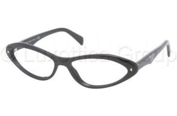Image of Prada PR08OV Progressive Prescription Eyeglasses 1AB1O1-5516 - Gloss Black 