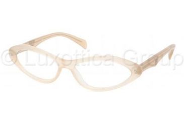 Image of Prada PR08OV Progressive Prescription Eyeglasses GAD1O1-5516 - Sand Frame