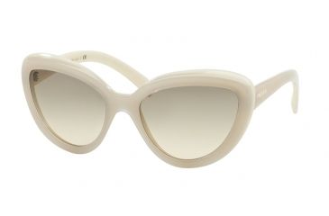 Image of Prada PR08RS Progressive Prescription Sunglasses PR08RS-TKO3H2-57 - Lens Diameter 57 mm, Frame Color Opal Ivory/Matte Ivory