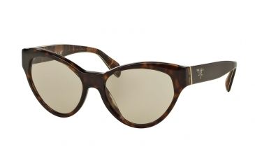 Image of Prada PR08SS Single Vision Prescription Sunglasses PR08SS-2AU5J2-55 - Lens Diameter 55 mm, Frame Color Havana