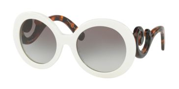 Image of Prada PR08TS Bifocal Prescription Sunglasses PR08TS-VAG0A7-55 - Lens Diameter 55 mm, Frame Color Ivory