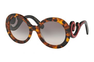 Image of Prada PR08TS Bifocal Prescription Sunglasses PR08TS-VAH4K0-55 - Lens Diameter 55 mm, Frame Color Spotted Havana