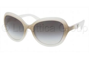 Image of Prada PR09OS Sunglasses HA44M1-5918 - Ice / Talc Frame, Gray Gradient Lenses