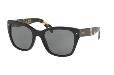 Image of Prada PR09SS Progressive Prescription Sunglasses PR09SS-1AB9K1-54 - Lens Diameter 54 mm, Frame Color Black
