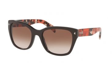 Image of Prada PR09SS Progressive Prescription Sunglasses PR09SS-DHO3D0-54 - Lens Diameter 54 mm, Frame Color Brown