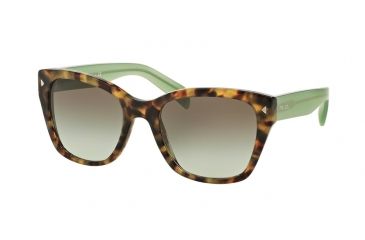 Image of Prada PR09SS Progressive Prescription Sunglasses PR09SS-UEZ4K1-54 - Lens Diameter 54 mm, Frame Color Spotted Brown Green