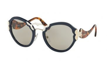 Image of Prada PR09TS Single Vision Prescription Sunglasses PR09TS-TFM5J2-54 - Lens Diameter 54 mm, Frame Color Blue