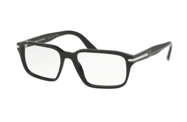 Image of Prada PR09TVF Progressive Prescription Eyeglasses 1AB1O1-55 - Black Frame