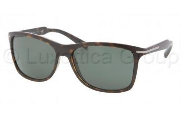 Image of Prada PR10OS Progressive Prescription Sunglasses PR10OS-2AU3O1-6016 - Lens Diameter 60 mm, Frame Color Havana