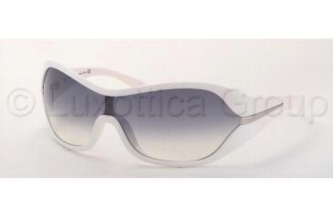 Image of Prada PR12GS Sunglasses 4AO5D1-0135 - White Gray Gradient