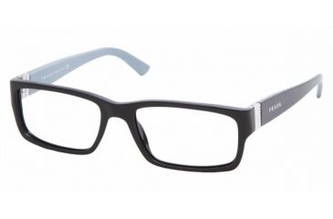 Image of Prada PR12LV #7XQ1O1 - Black Graphite Frame, Demo Lens Lenses