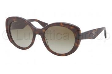 Image of Prada PR12PS Single Vision Prescription Sunglasses PR12PS-2AU1X1-5420 - Lens Diameter 54 mm, Frame Color Havana/Matte Havana